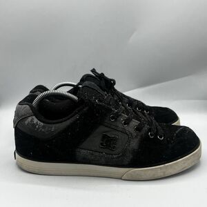 Vtg DC Shoes Pure Skate Sneakers Mens Size 10.5 Charcoal / Black Skate Shoes